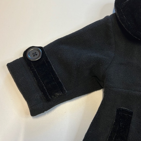 Starting Out Black Jacket w/ Faux Fur Collar, Big Buttons, Matching Hat, NWT!! - Picture 4 of 7